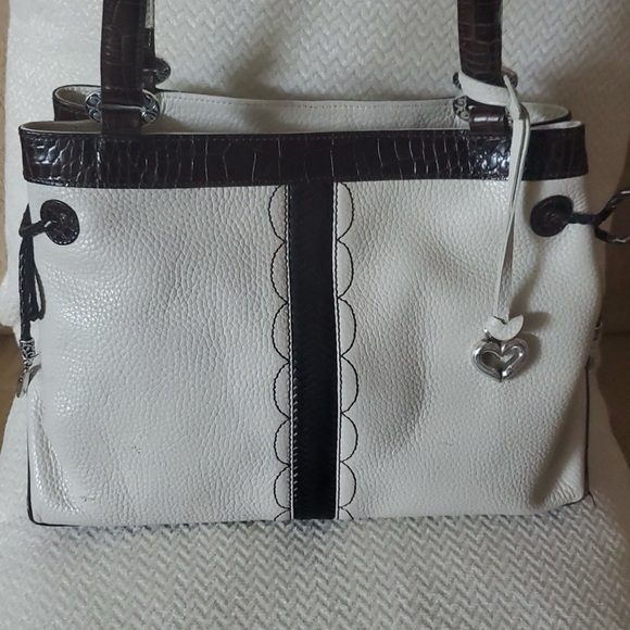 Brighton Erma Croc Embossed Trim Bag - Picture 2 of 9